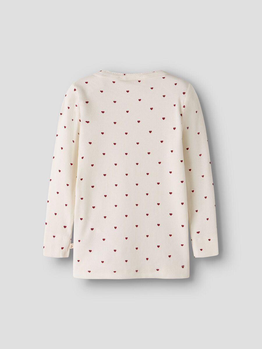 Product carousel image - PRINTED LONG SLEEVED TOP, Coconut Milk | 2