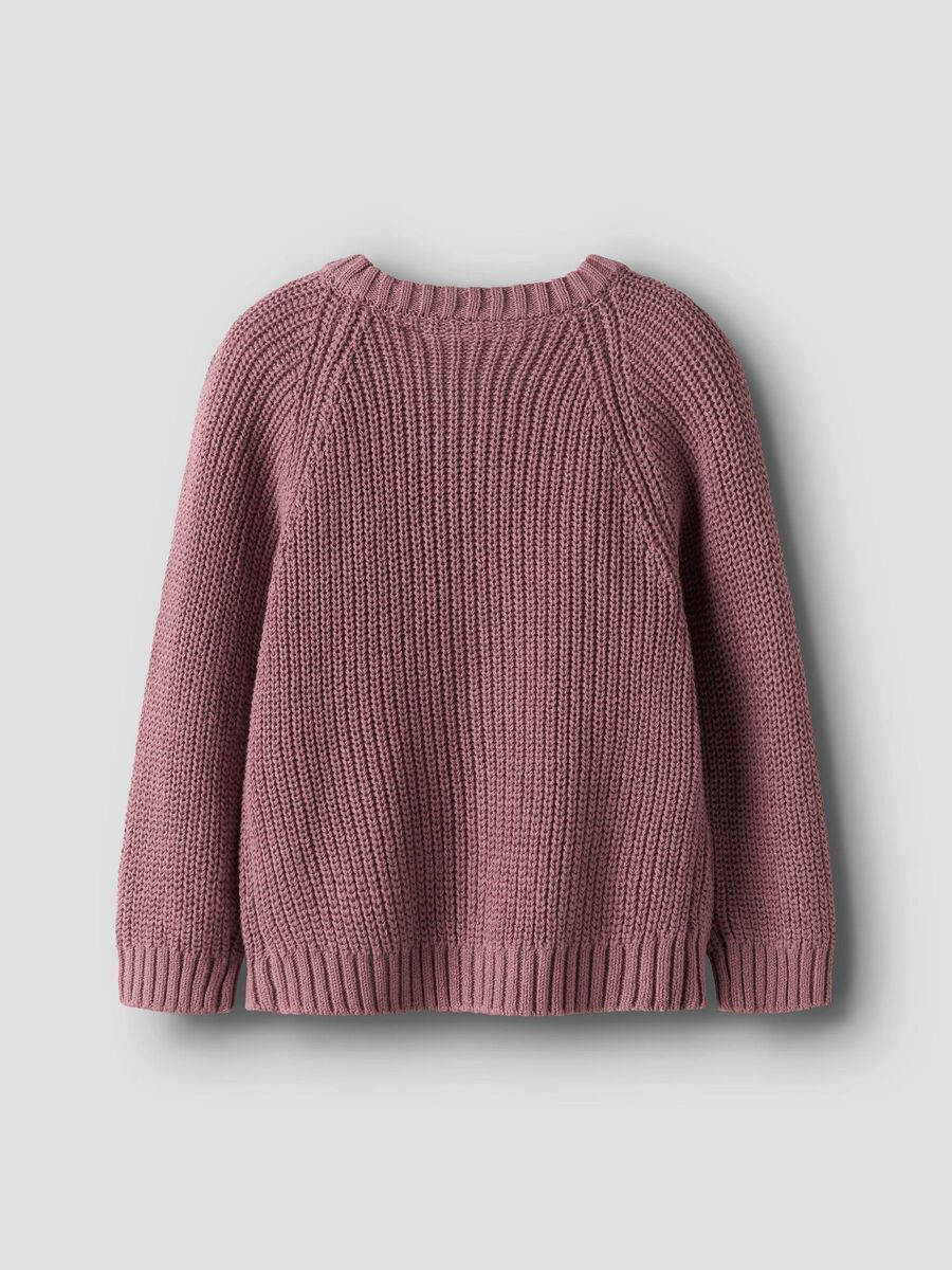 Product carousel image - REGULAR FIT KNITTED CARDIGAN, Nostalgia Rose | 2