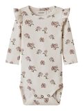Product image thumbnail - LONG SLEEVED ROMPER, Turtledove | 6