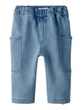 Product image thumbnail - BAGGY FIT JEANS, Medium Blue Denim | 4