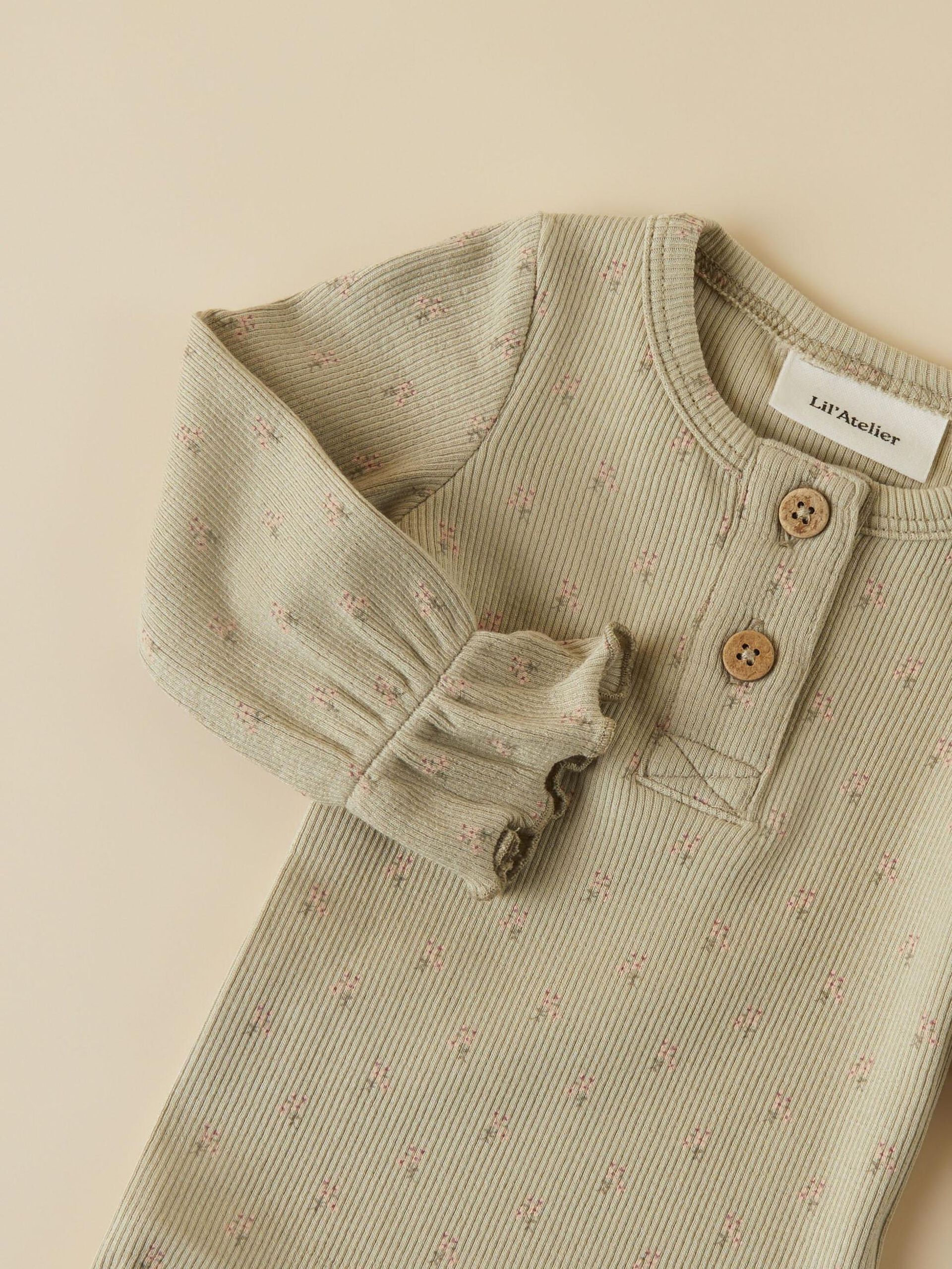 Carousel image - LÅNGÄRMAD BODY, Moss Gray | 3