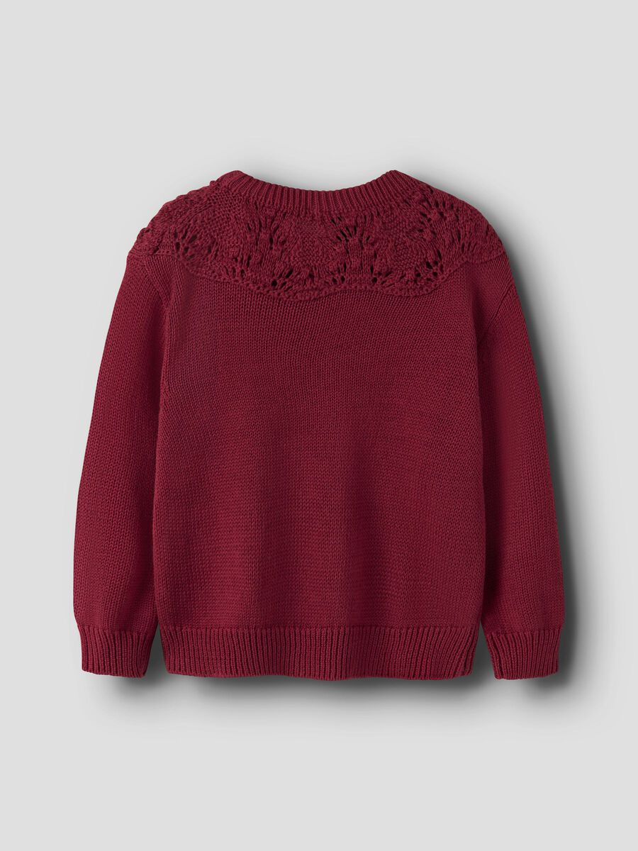Product carousel image 2 LOOSE FIT KNITTED PULLOVER, Biking Red