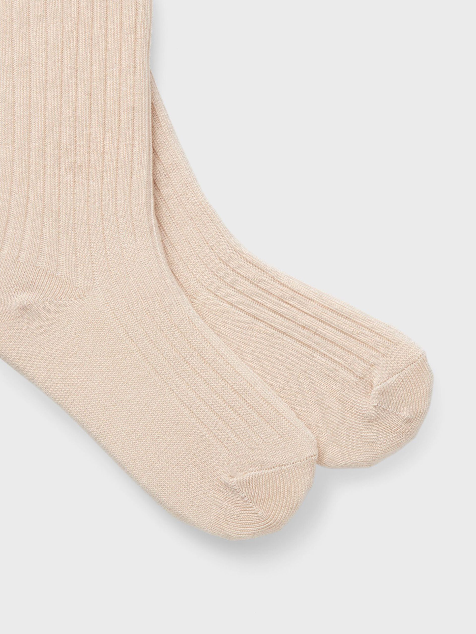 Carousel image - RIB KNIT PANTYHOSE, Gray Morn | 3