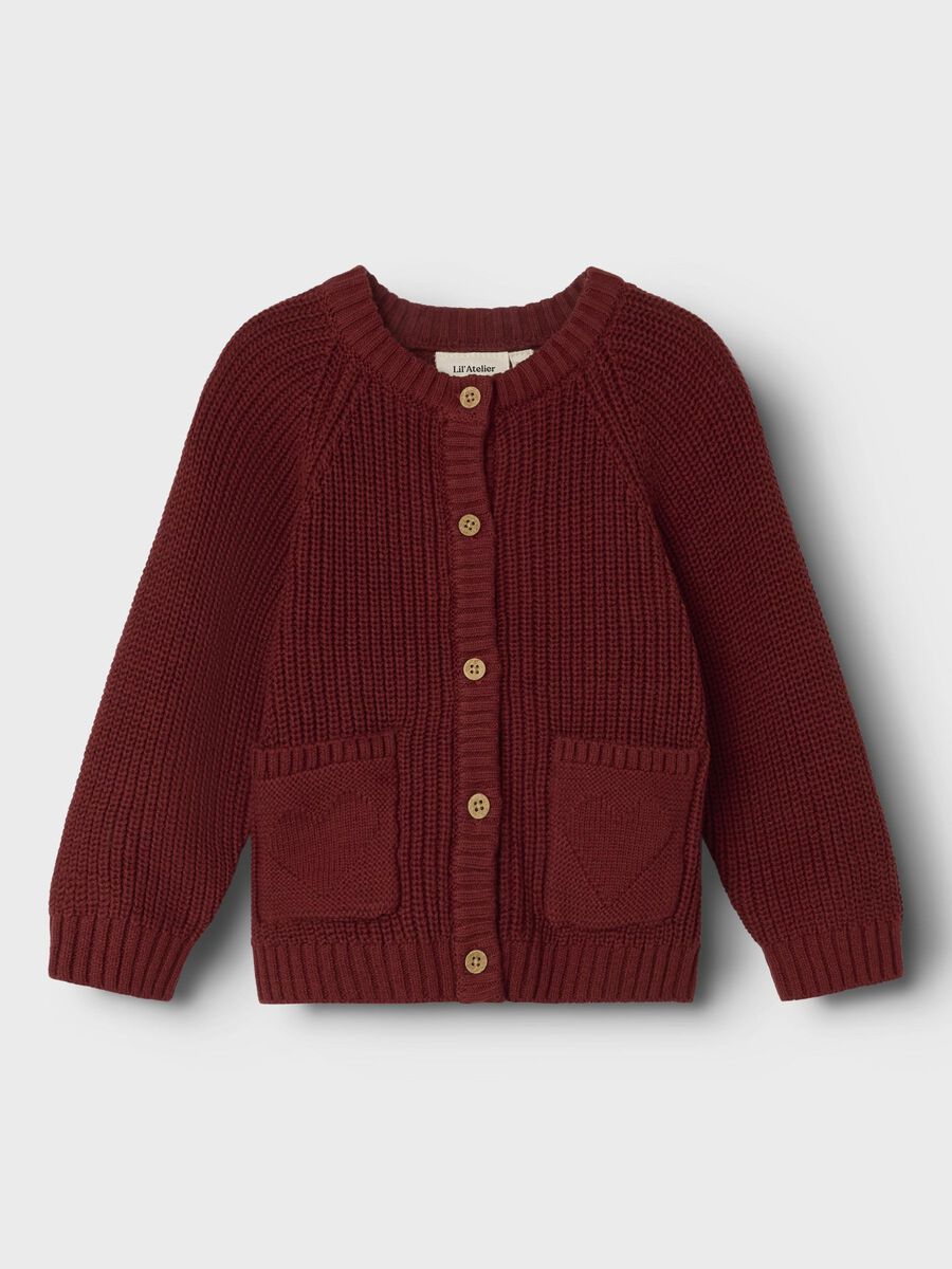 name it EN COTON BIOLOGIQUE CARDIGAN EN MAILLE, Spiced Apple, highres - 13244168_SpicedApple_003.jpg