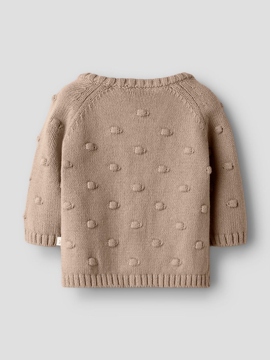 Product carousel image - COUPE CLASSIQUE CARDIGAN EN MAILLE, Oxford Tan | 2