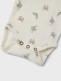 Product image thumbnail - SHORT SLEEVED ROMPER, Coconut Milk | 4