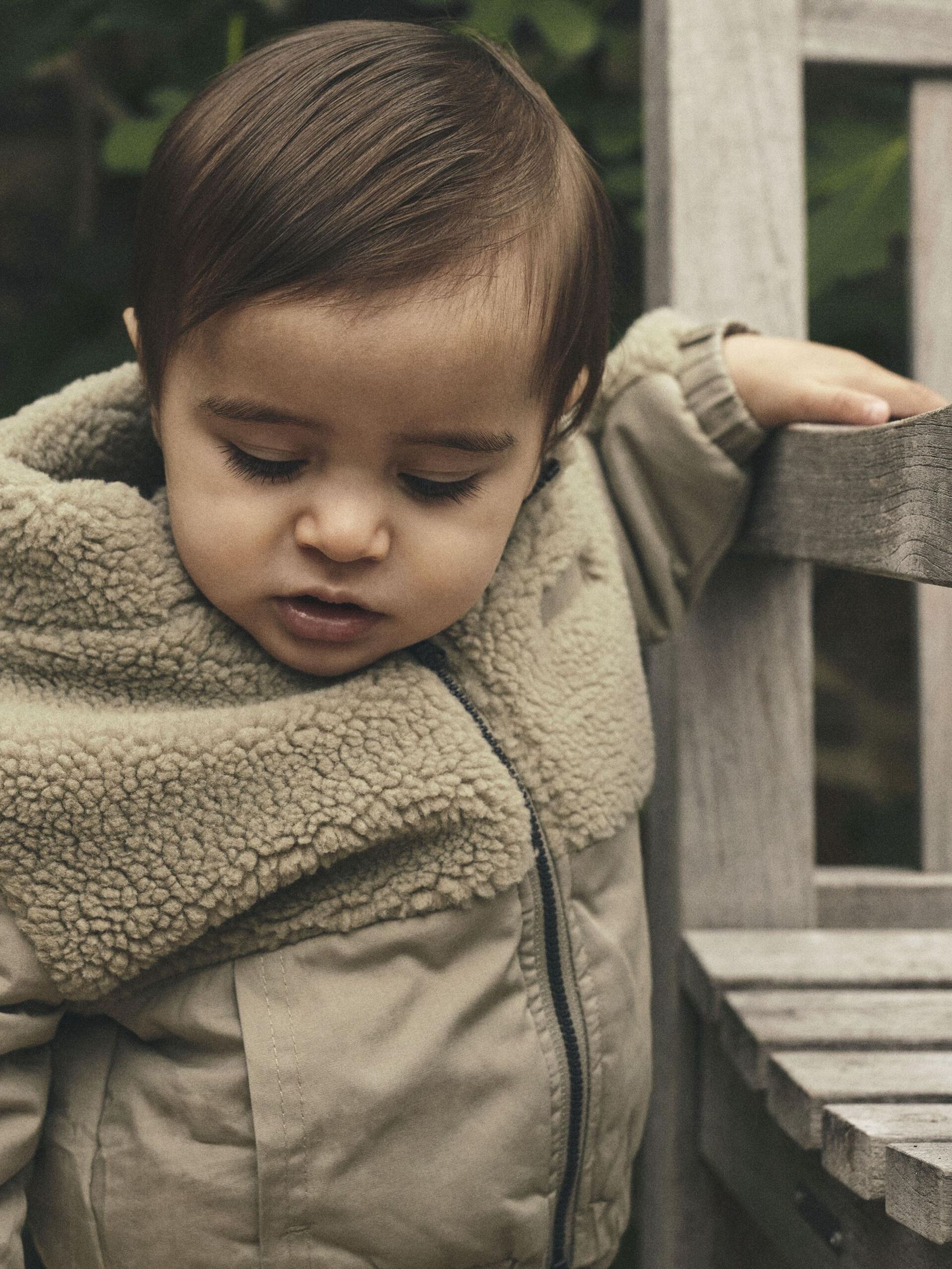 Carousel image - TEDDY JACKET, Laurel Oak | 3