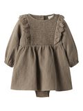 Product image thumbnail - ORGANIC COTTON DRESS, Sepia Tint | 5