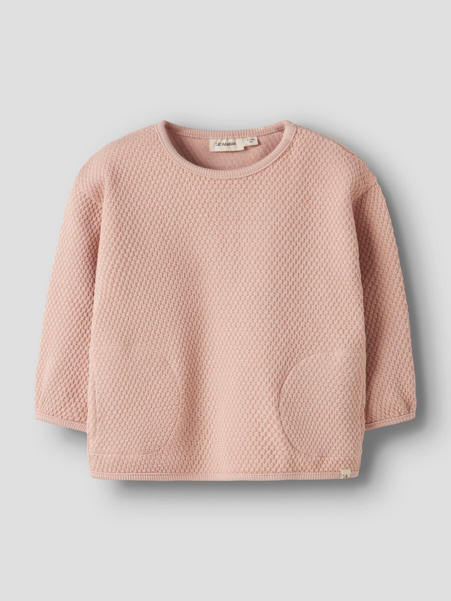 Product carousel image - OVERSIZED SWEATSHIRT, Cameo Rose | 1