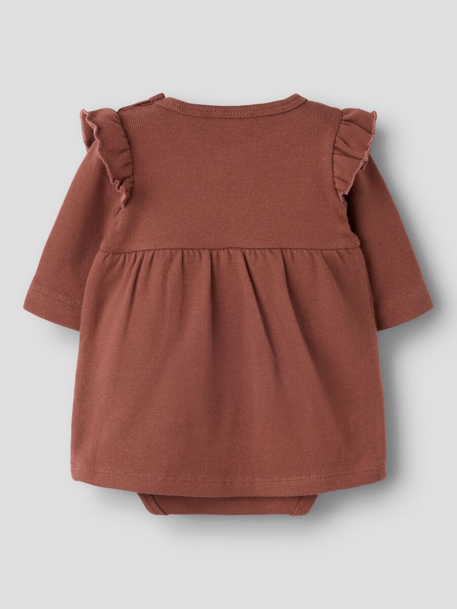 Product carousel image 2 ORGANIC COTTON DRESS, Mahogany