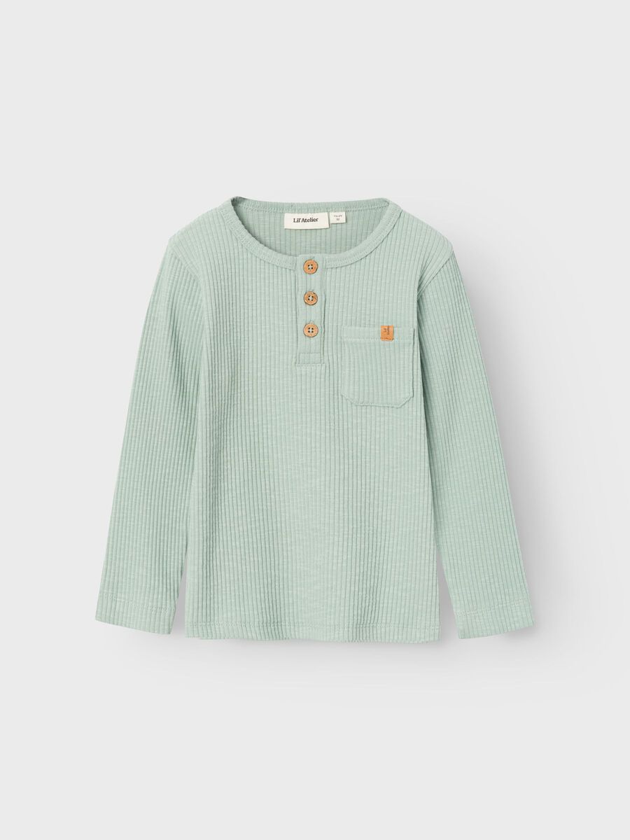 name it SLIM FIT LONG SLEEVED TOP, Jadeite, highres - 13225610_Jadeite_003.jpg