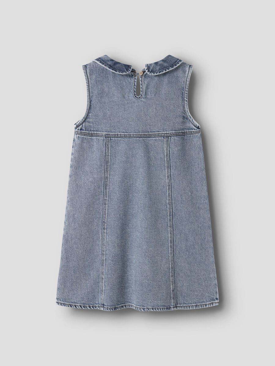 Product carousel image 2 DENIM SPENCER DRESS, Medium Blue Denim