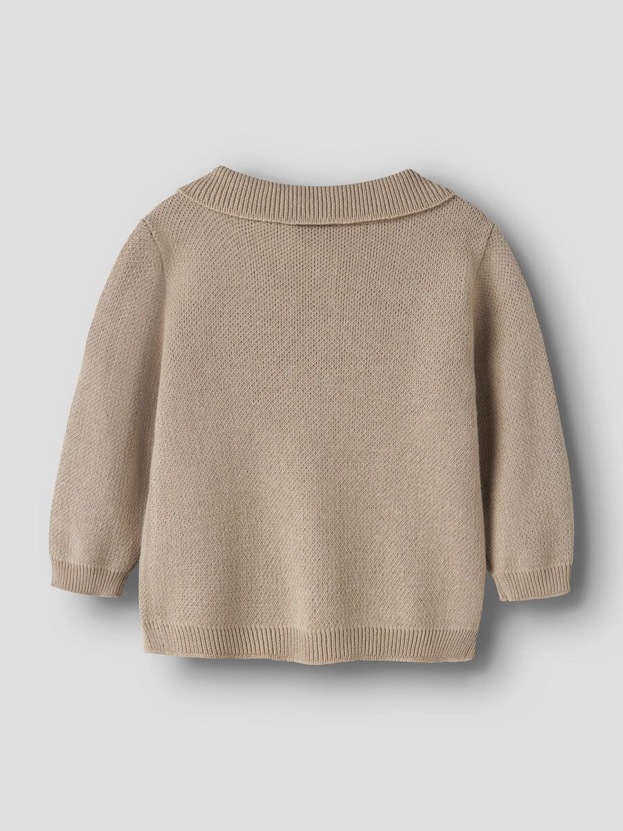 Product carousel image 2 POLO STRICKJACKE, White Pepper