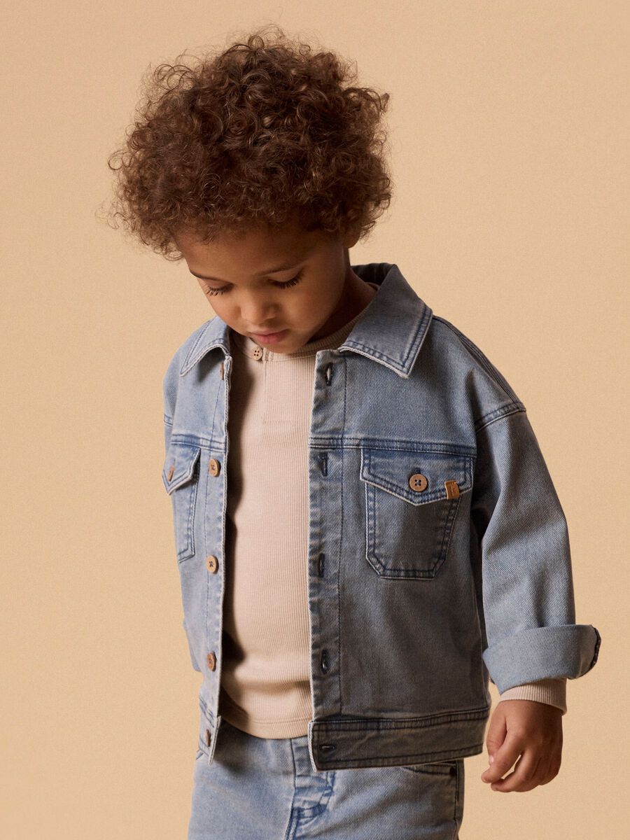 Product carousel image - DENIM JACKET, Medium Blue Denim | 1