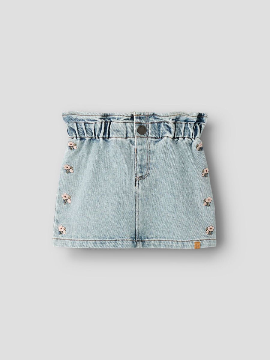 Product carousel image - DENIM SKIRT, Medium Blue Denim | 1