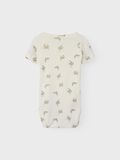 Product image thumbnail - SHORT SLEEVED ROMPER, Coconut Milk | 3