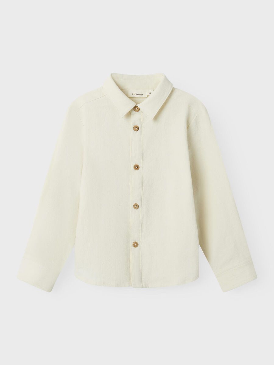 name it ORGANIC COTTON SHIRT, Turtledove, highres - 13240510_Turtledove_003.jpg
