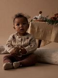 Product image thumbnail - KABEL STRIKKET CARDIGAN, Fog | 3