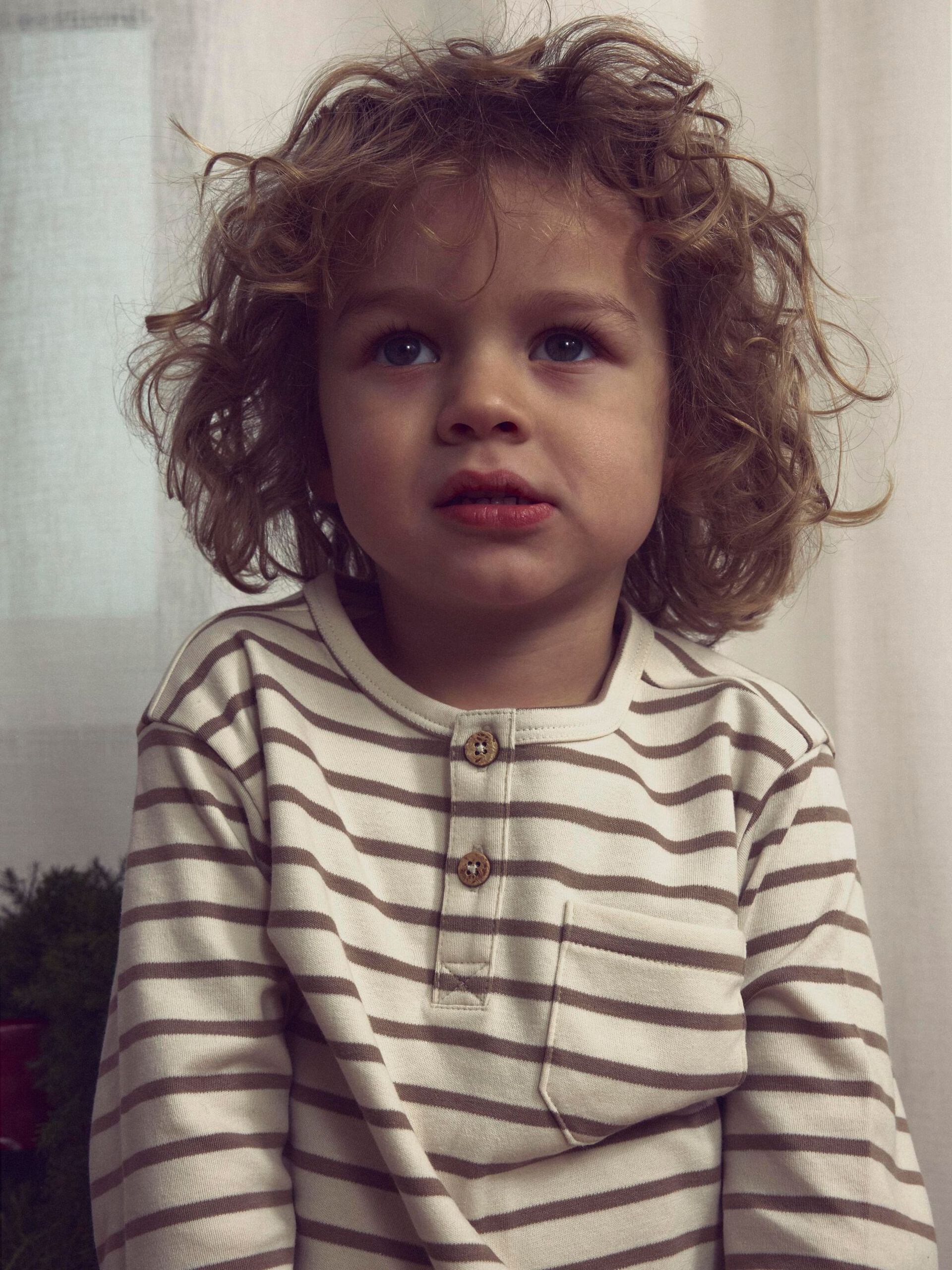 Carousel image - BIOLOGISCH KATOEN TOP MET LANGE MOUWEN, Turtledove | 3