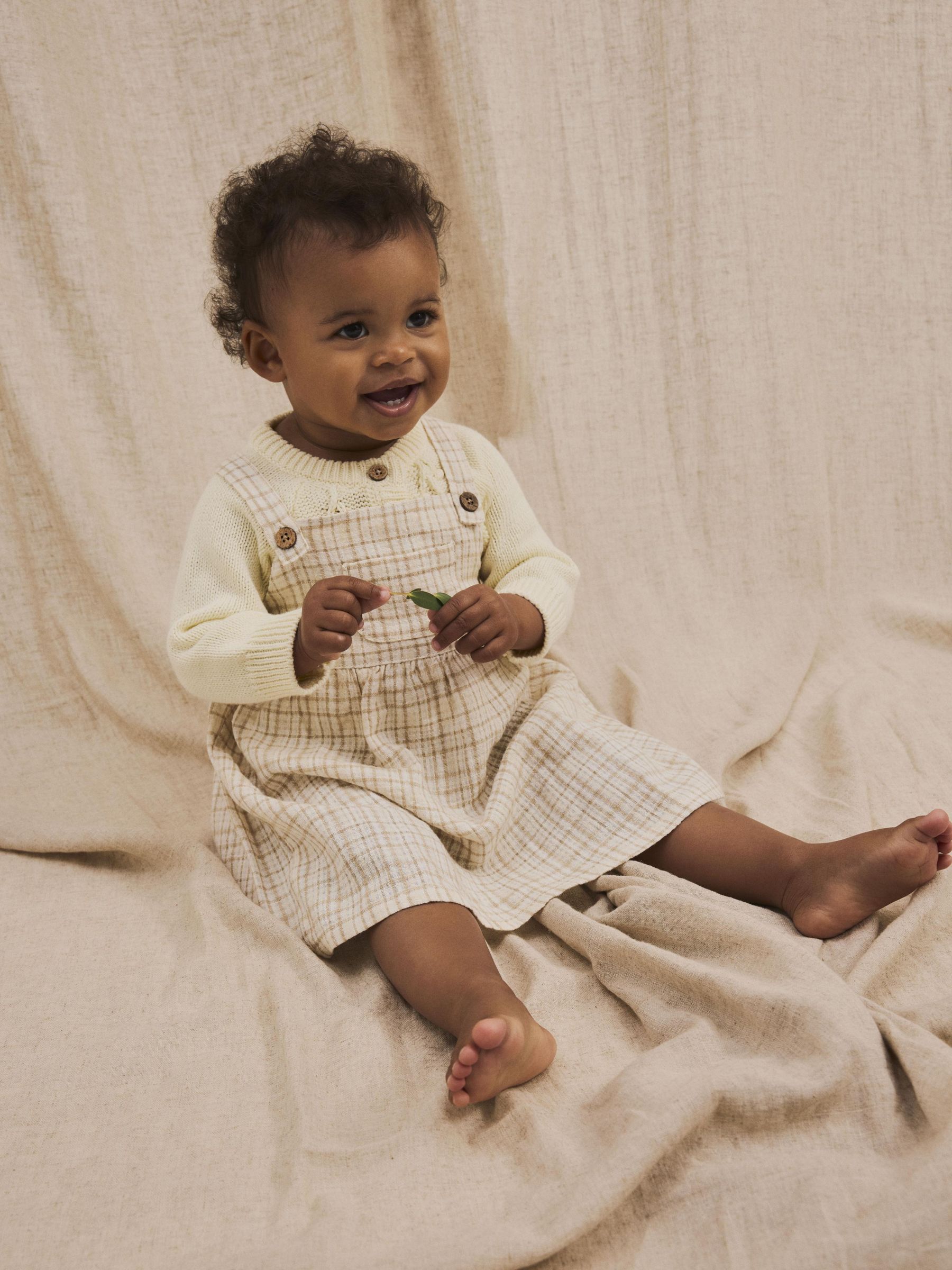 LOOSE FIT DRESS Baby 56 86 Girl Yellow Lil Atelier Ireland