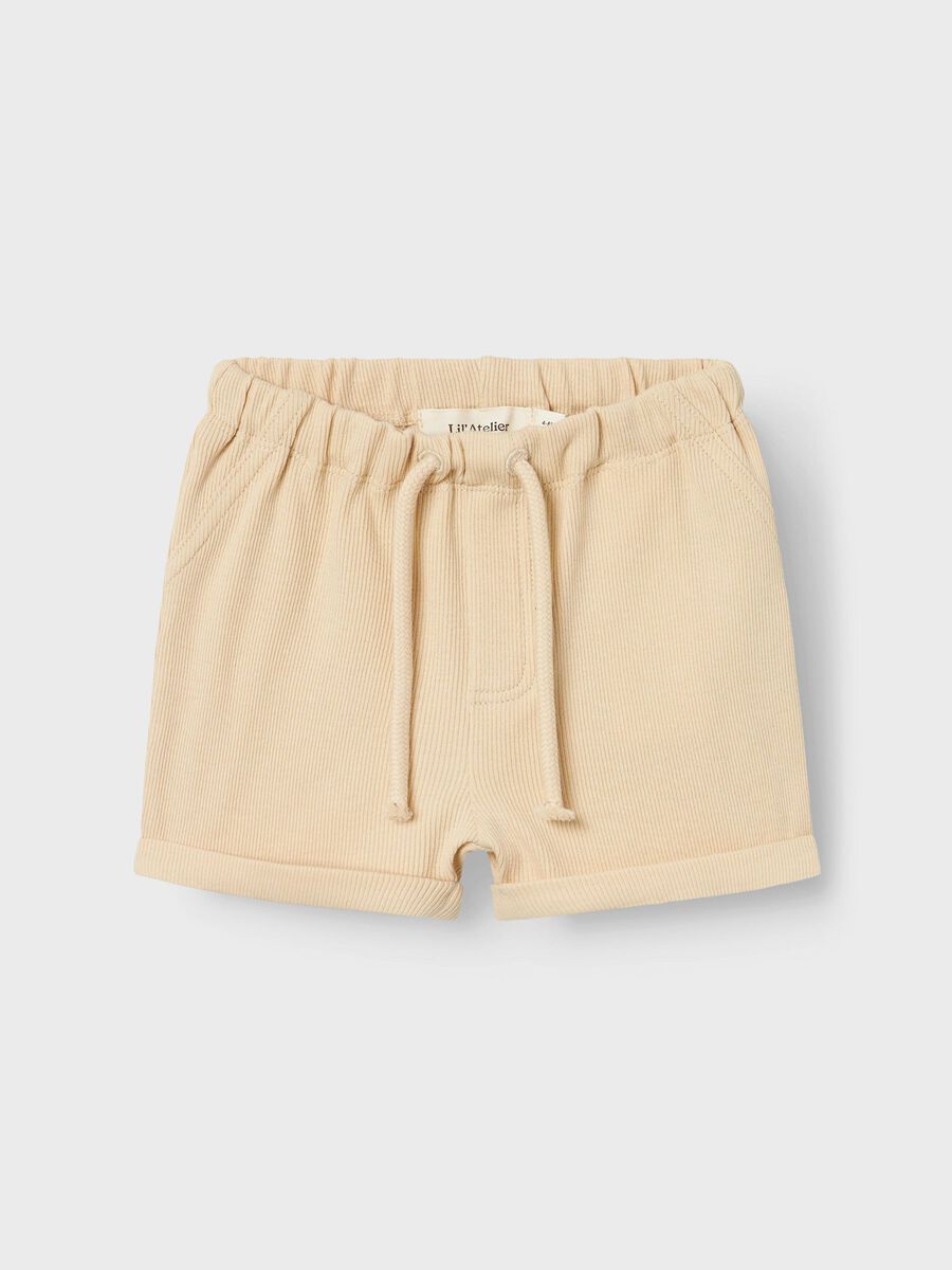 name it REGULAR FIT SHORTS, Bleached Sand, highres - 13230717_BleachedSand_003.jpg