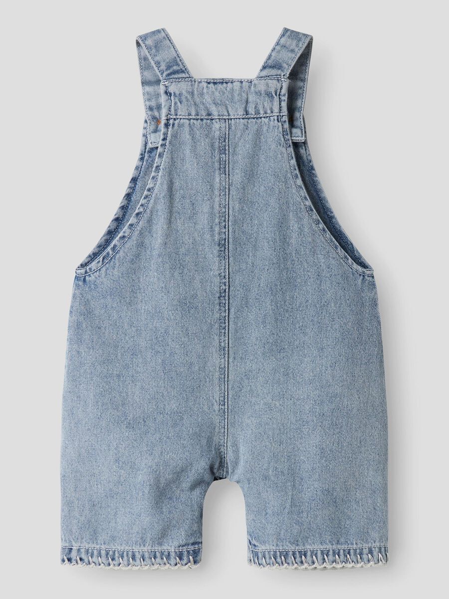 name it ORGANIC COTTON DUNGAREES, Medium Blue Denim, highres - 13241457_MediumBlueDenim_002.jpg