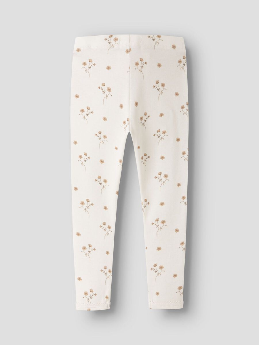 Product carousel image - PRINTED LEGGINGS, Coconut Milk | 2