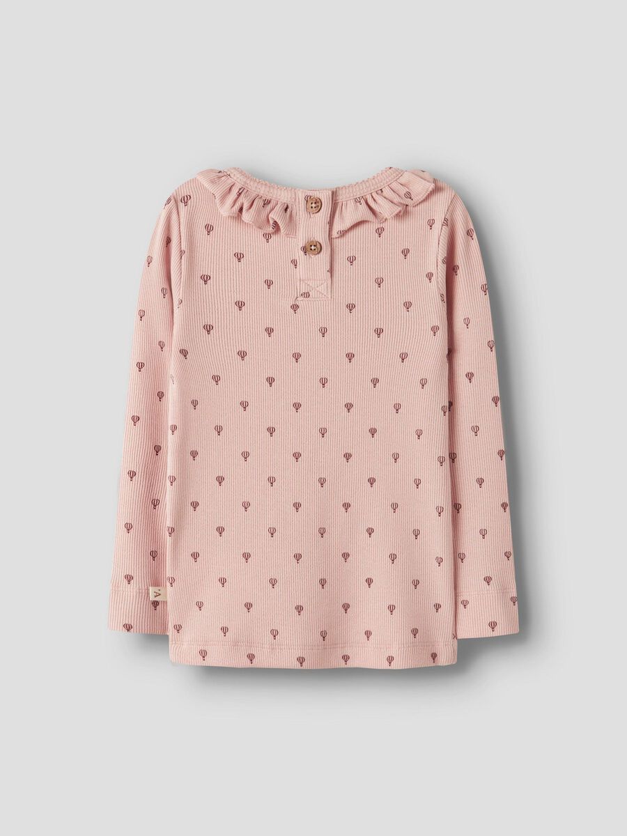 Product carousel image - SLIM FIT -MALLINEN PITKÄHIHAINEN TOPPI, Cameo Rose | 2