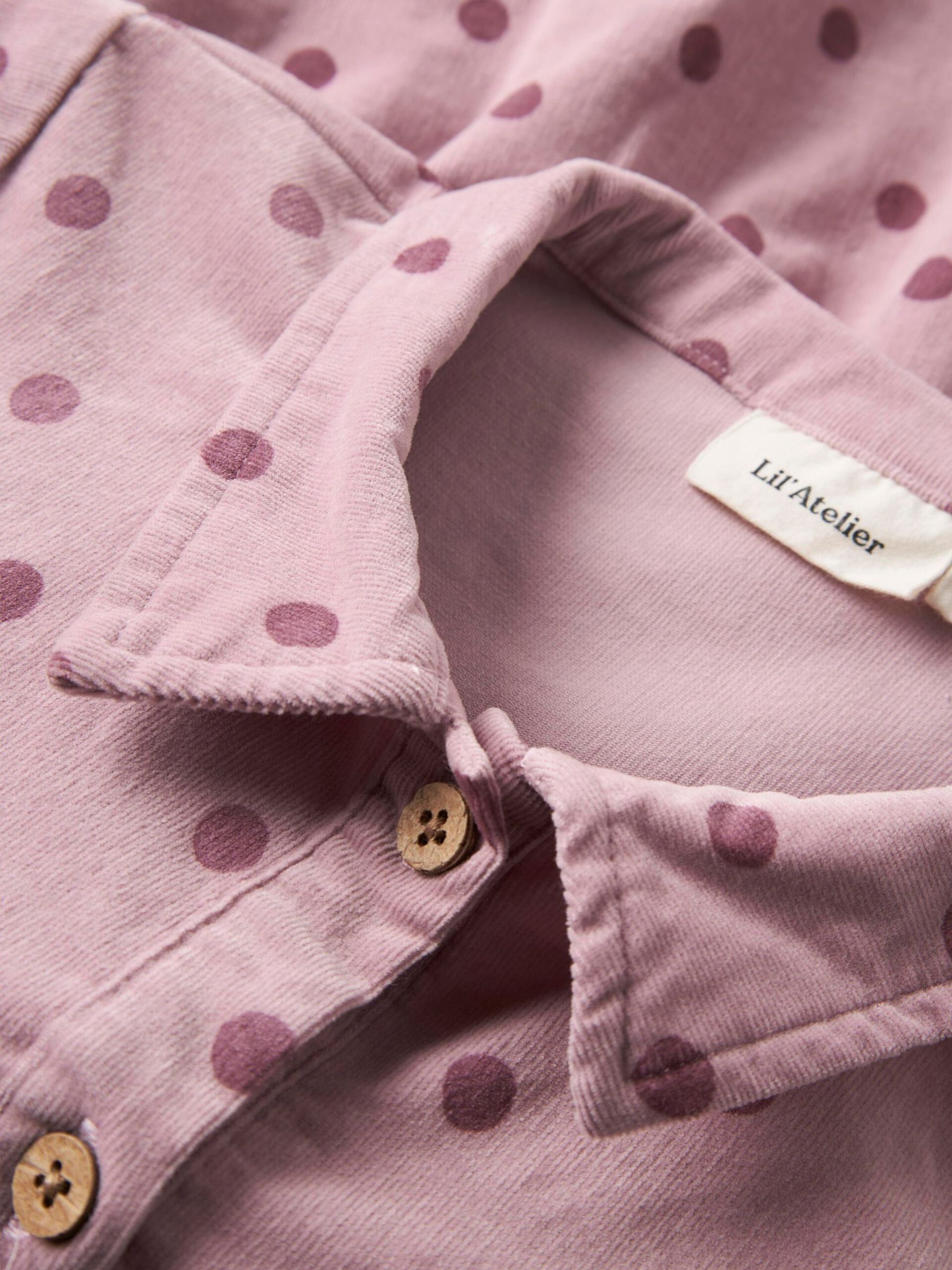 Carousel image - CORDUROY DRESS, Violet Ice | 3