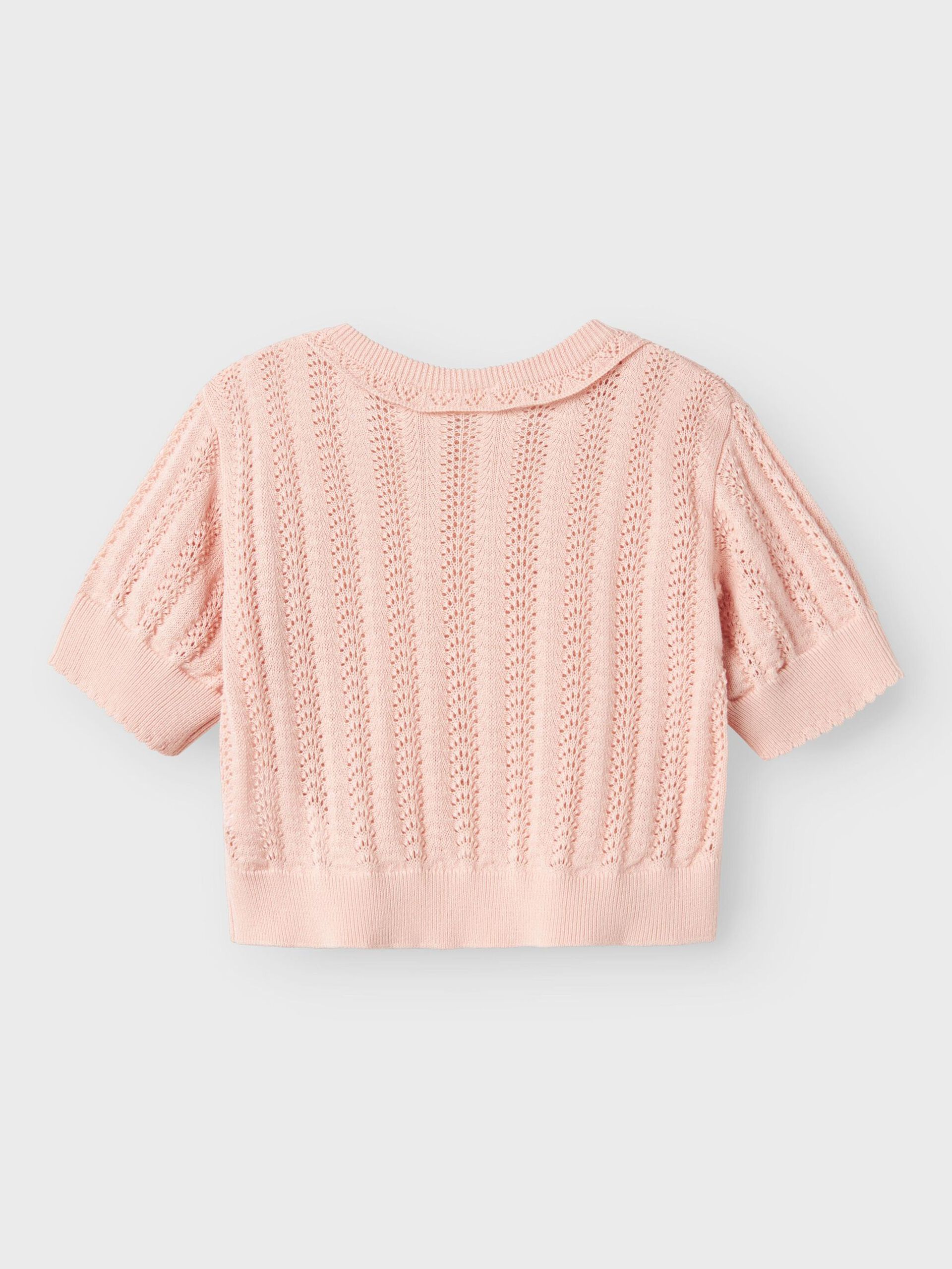 Carousel image - LOOSE FIT KNITTED TOP, Peach Whip | 2