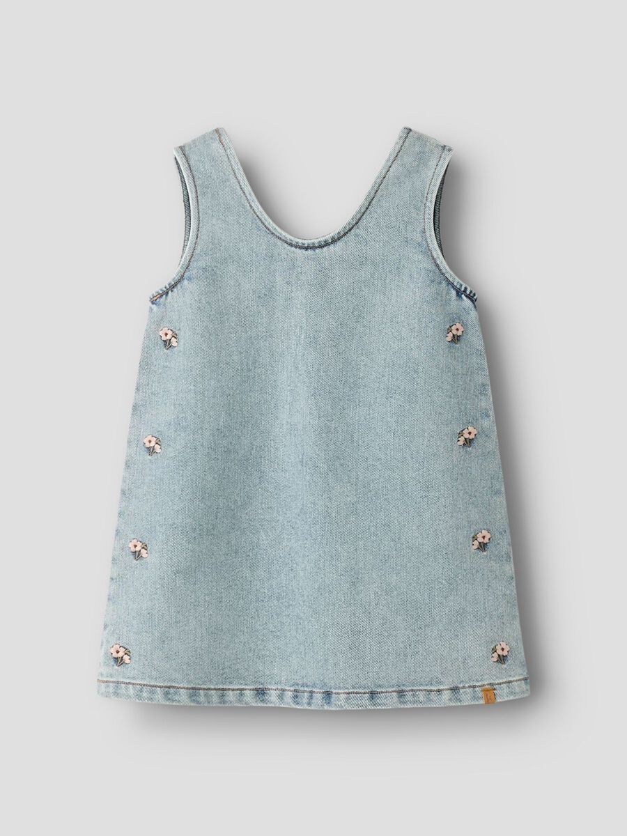Carousel image - DENIM SPENCER DRESS, Medium Blue Denim | 1