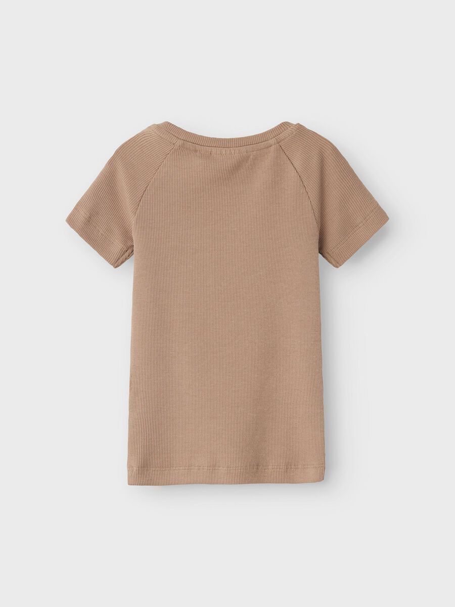 name it SLIM FIT T-SHIRT, Mocha Meringue, highres - 13230742_MochaMeringue_002.jpg