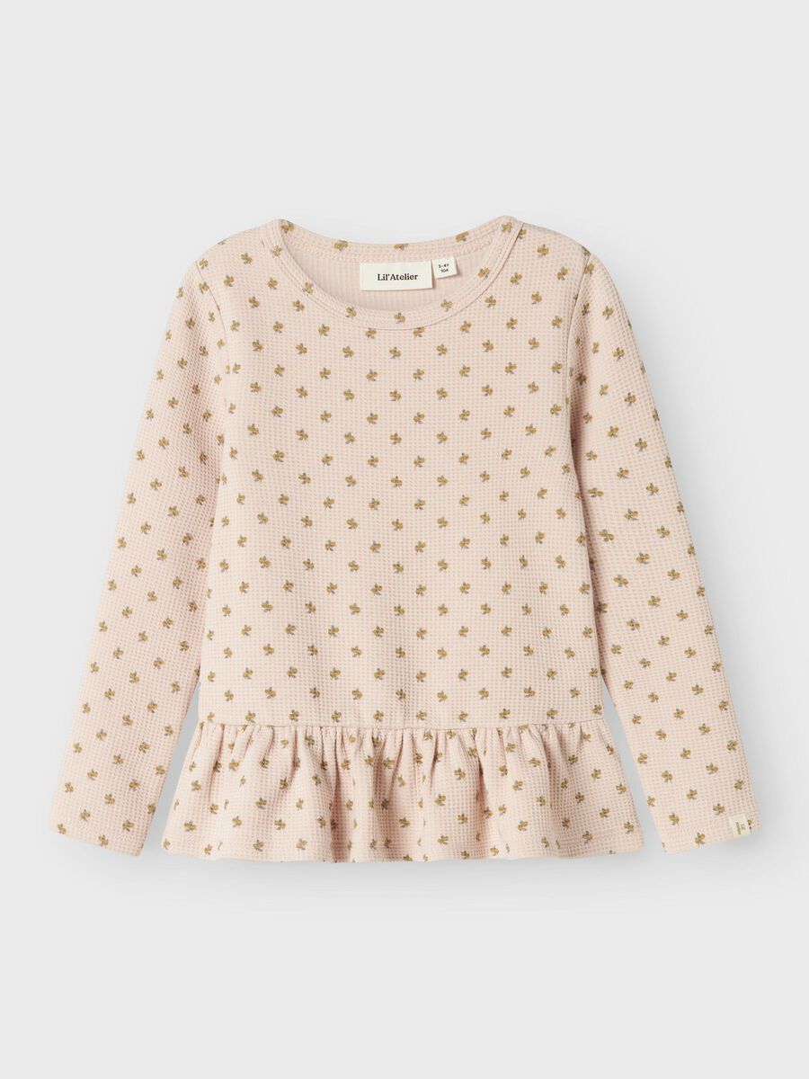 Name it SLIM FIT LONG SLEEVED TOP, Peach Whip, highres - 13240300_PeachWhip_003.jpg