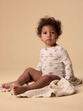 Product image thumbnail - PRINTED ROMPER, Coconut Milk | 2
