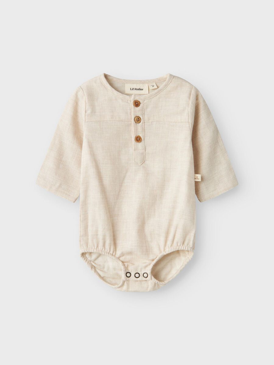 name it ORGANIC COTTON SHIRT, Turtledove, highres - 13238689_Turtledove_003.jpg
