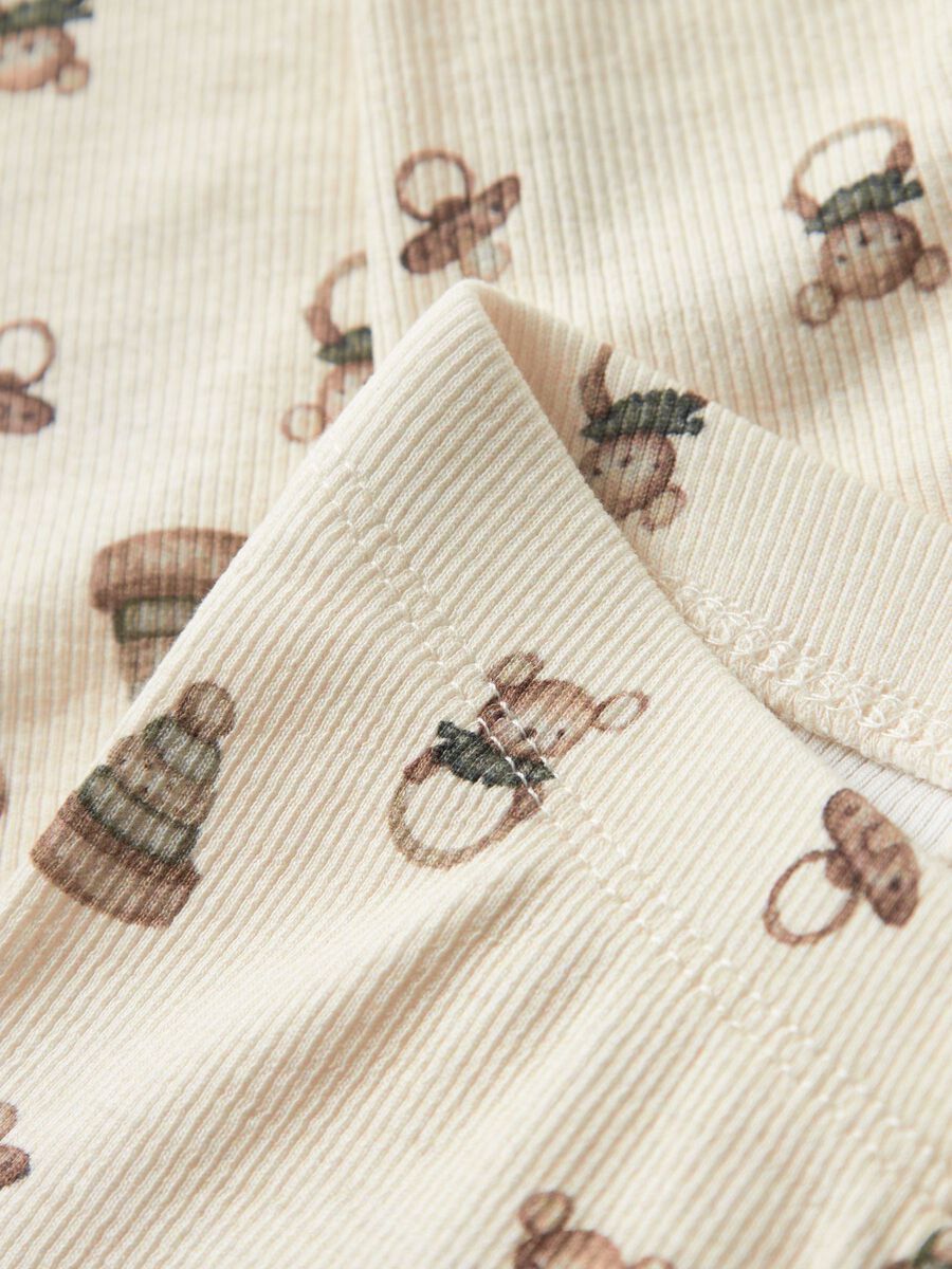 Product carousel image - PRINTED LEGGINGS, Turtledove | 4