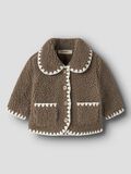 Product image thumbnail 1 EMBROIDERED TEDDY JACKET, Shitake