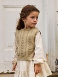 Product image thumbnail 2 N&OElig;UD D&Eacute;CORATIF GILET TRICOT&Eacute;, Twill