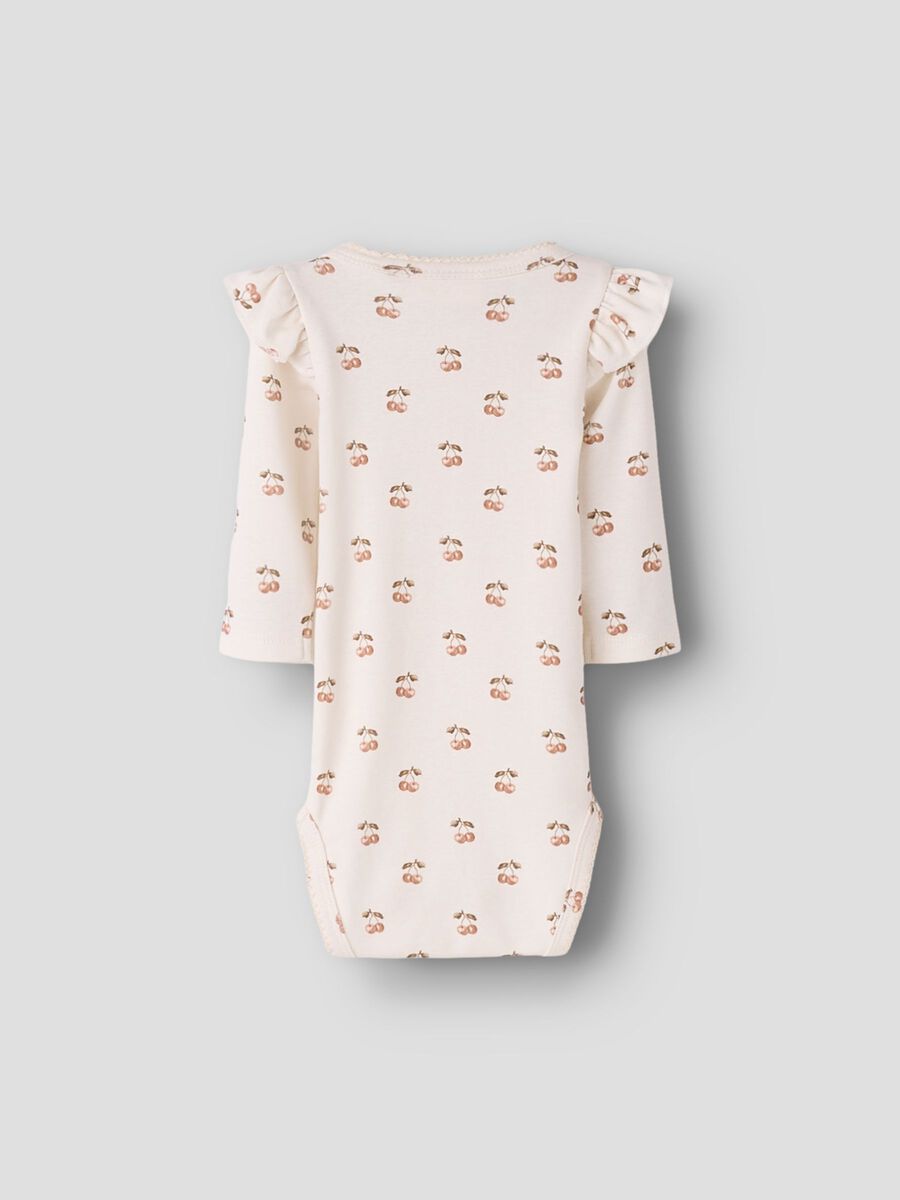 Product carousel image - PRINTED ROMPER, Coconut Milk | 2