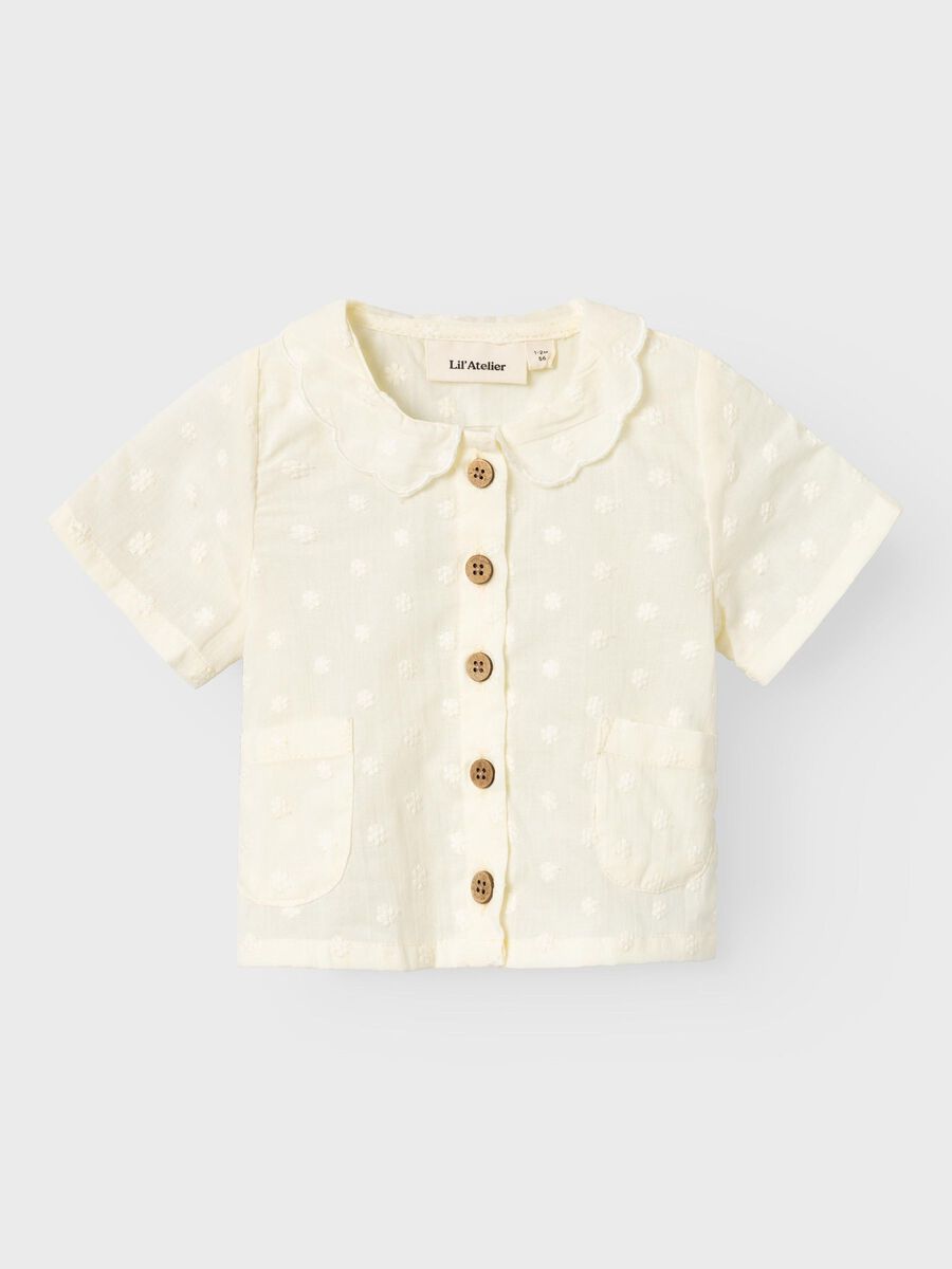 Carousel image - LÖS PASSFORM SKJORTA, Coconut Milk | 1