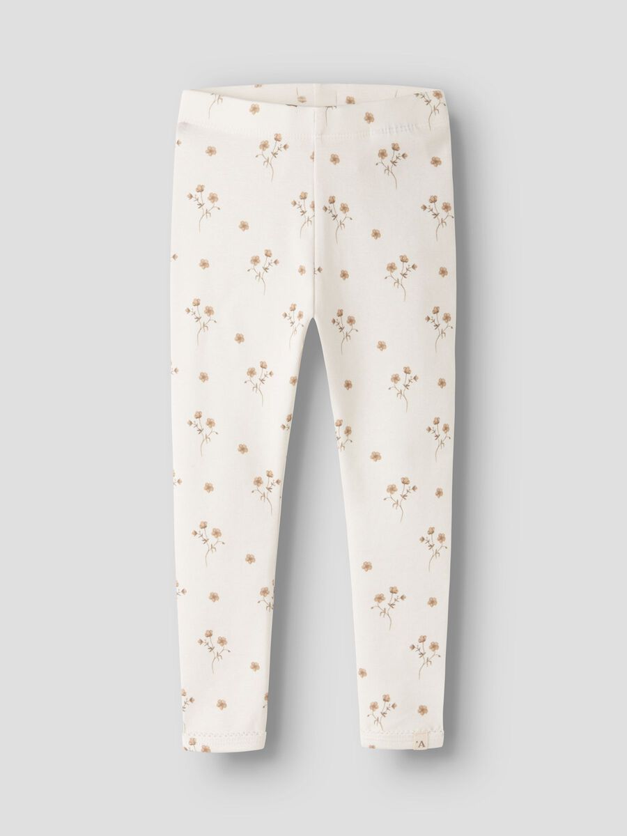 Product carousel image - PRINTED LEGGINGS, Coconut Milk | 1