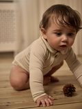 thumbnail Lange mouwen romper, colour: turtledove, witte, gedetailleerde weergave