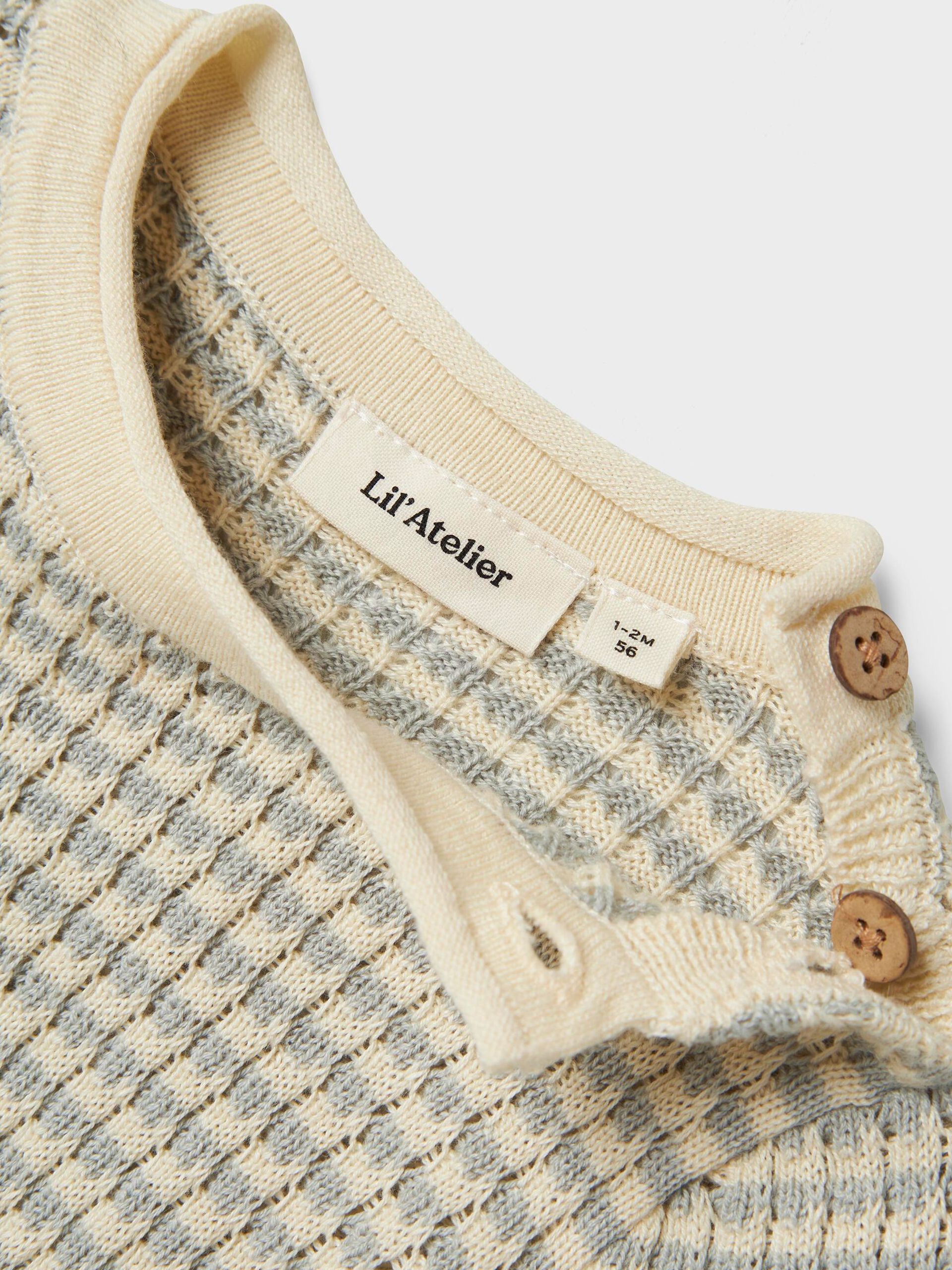 Carousel image - KNITTED BODYSUIT, Pigeon | 5
