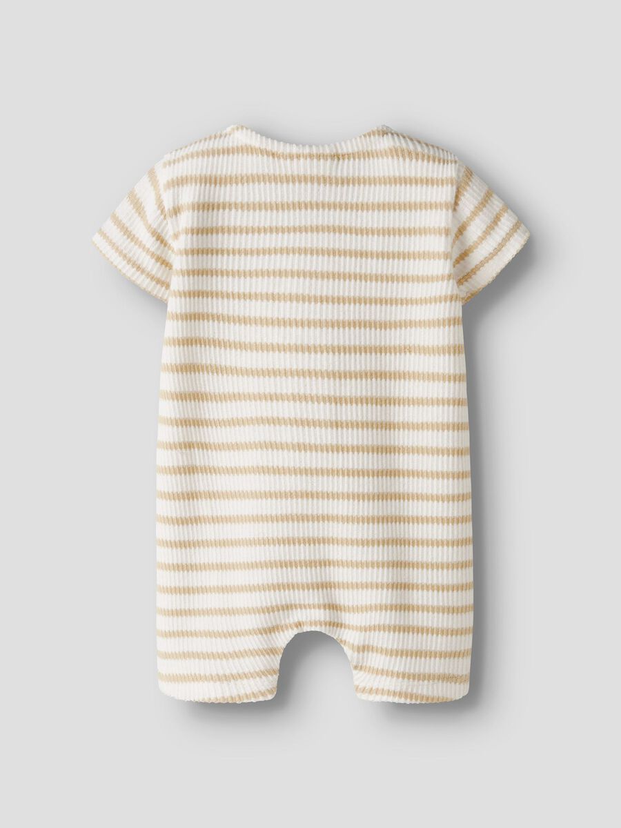 Product carousel image - GESTREEPT PLAYSUIT, Coconut Milk | 2