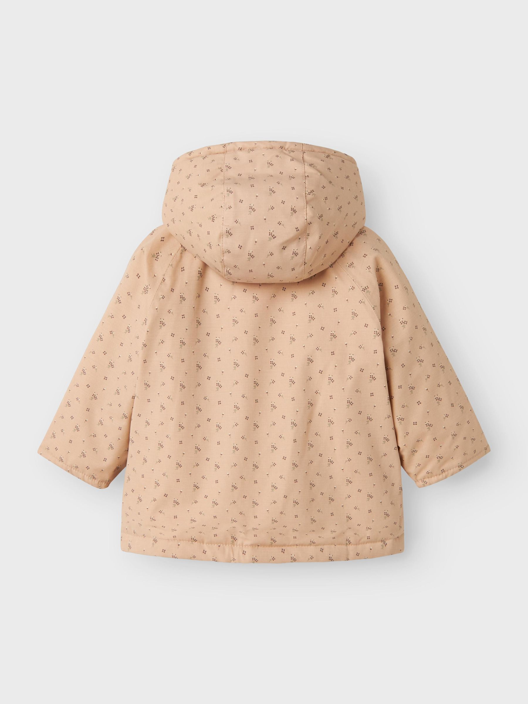 WATERPROOF LOOSE FIT JACKET Baby 56 86 Girl Brown Lil Atelier Denmark