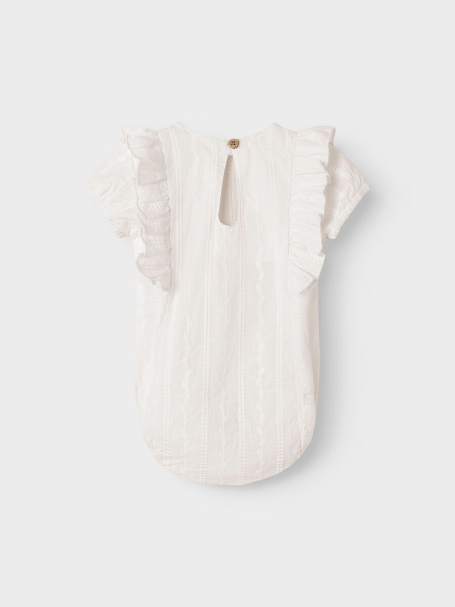 Product carousel image - ORGANIC COTTON ROMPER, Coconut Milk | 2