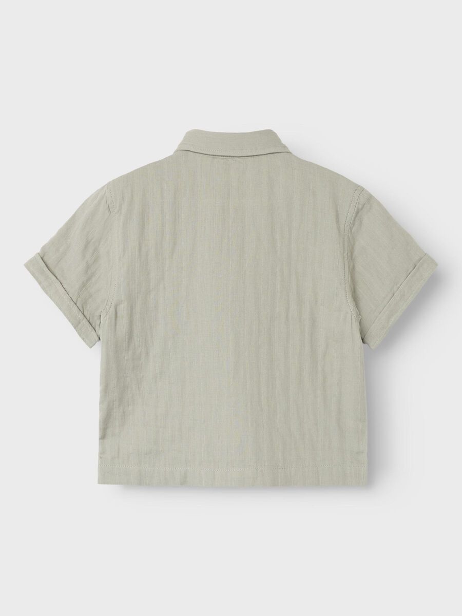 name it ORGANIC COTTON SHIRT, Forest Fog, highres - 13241141_ForestFog_002.jpg