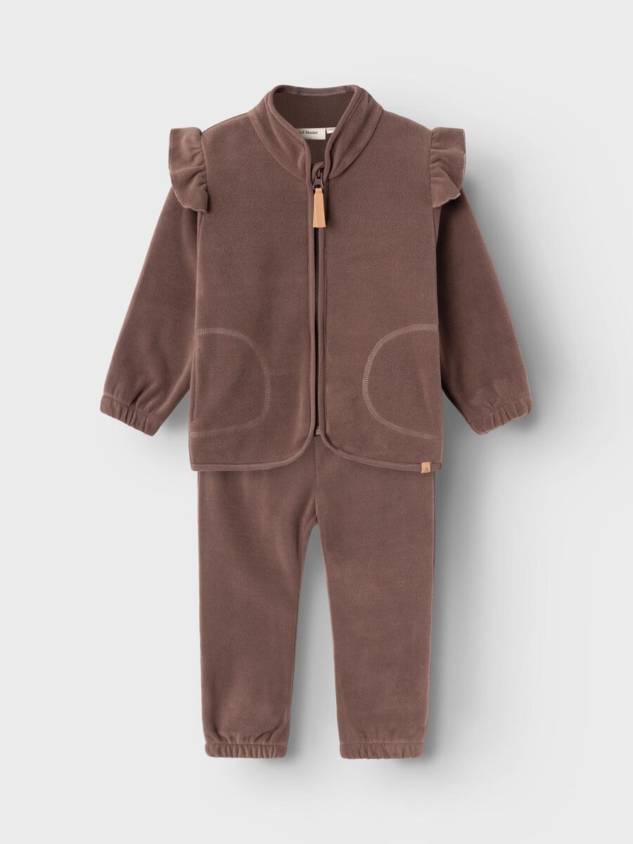 name it COLOUR BLOCK FLEECE SET, Peppercorn, highres - 13229846_Peppercorn_003.jpg