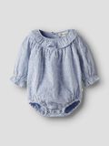Product image thumbnail - ORGANIC COTTON ROMPER, Zen Blue | 1