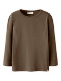 Product image thumbnail - SLIM FIT TOP, Shitake | 4